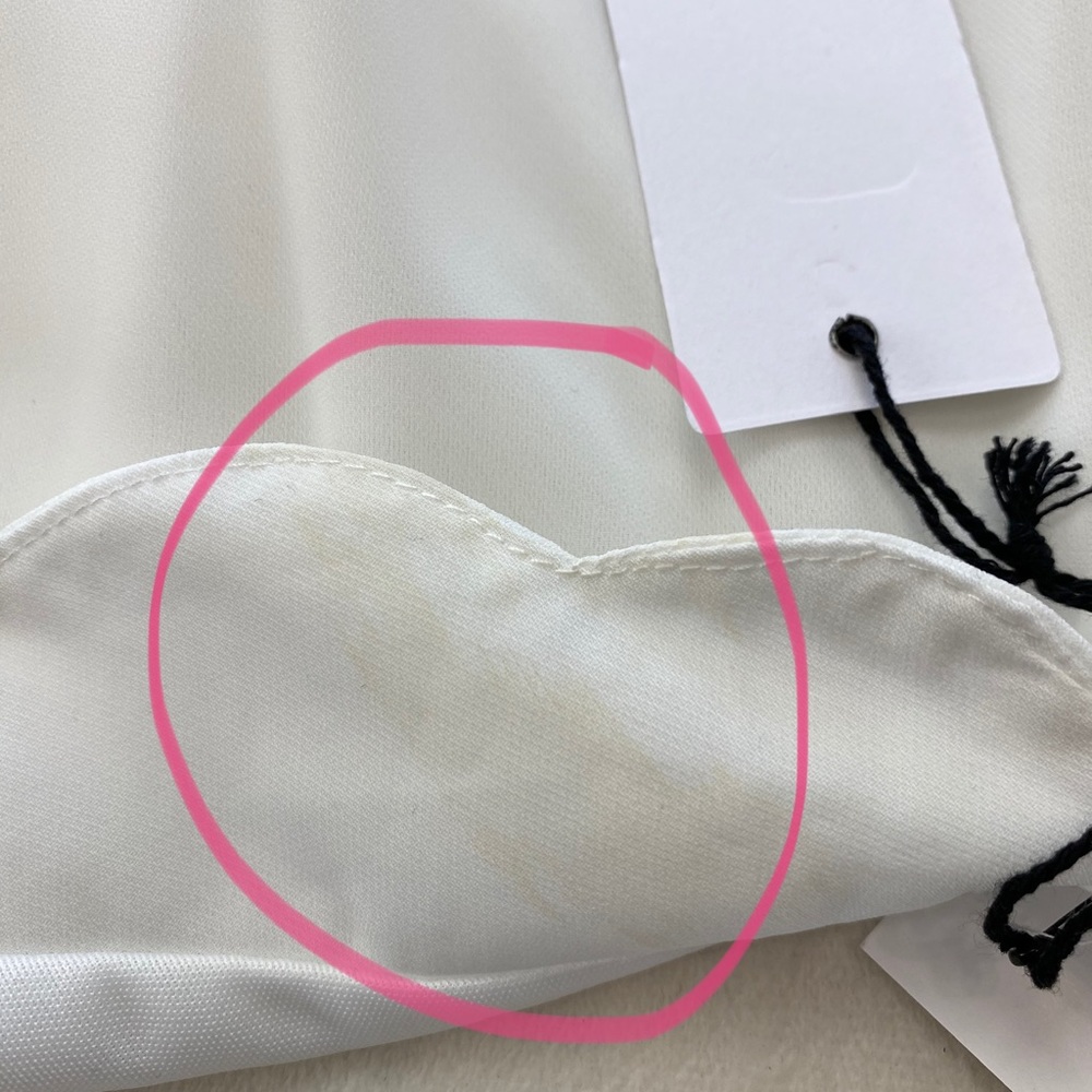Love Riche Off-White Spaghetti Strap Dress White Size L - Picture 7 of 8